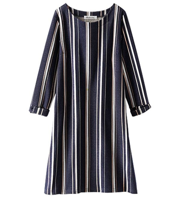 BELLUNA（ベルーナ）の「ダブルジャカード素材チュニックワンピース（チュニックワンピース）」｜詳細画像