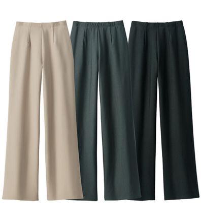 ルフラン（ルフラン）の「【３本組】日本製　マジックサーモ美人パンツ（セミワイド）（フルレングスパンツ）」
