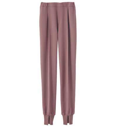 BELLUNA（ベルーナ）の「家でも外でも楽ちん裾リブパンツ（フルレングスパンツ）」