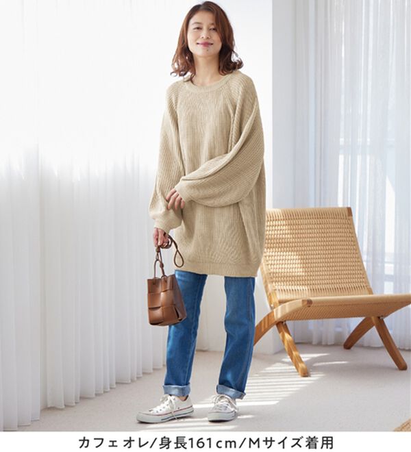 Viola e Viola（ヴィオラ エ ヴィオラ）の「バルーン袖ゆるニット（ニット・セーター）」｜詳細画像