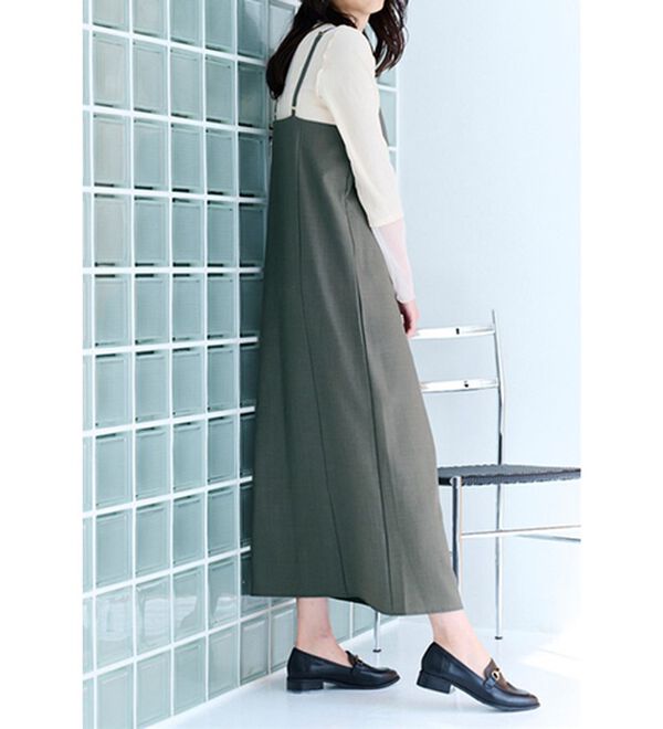 RANAN（ラナン）の「機能付！ベスト&times;キャミワンピースアンサンブル（その他ワンピース）」｜詳細画像