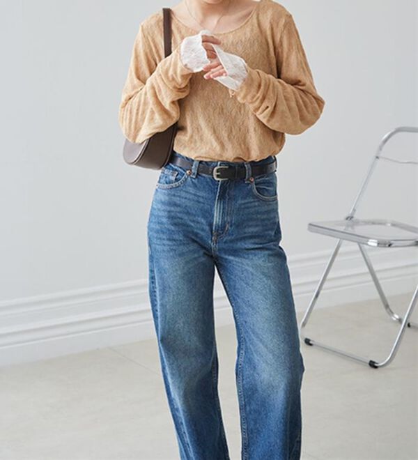 RANAN（ラナン）の「リバーシブルシアーレースＴ（カットソー）」｜詳細画像