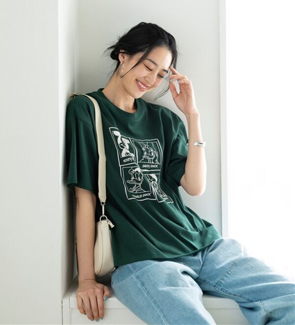 「＜Ｄｉｓｎｅｙ＞綿混素材ゆるっとＴシャツ（カットソー）」｜詳細画像