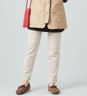 BELLUNA（ベルーナ）の「あったか裏起毛！ホカロンパンツ（フルレングスパンツ）」｜トープ