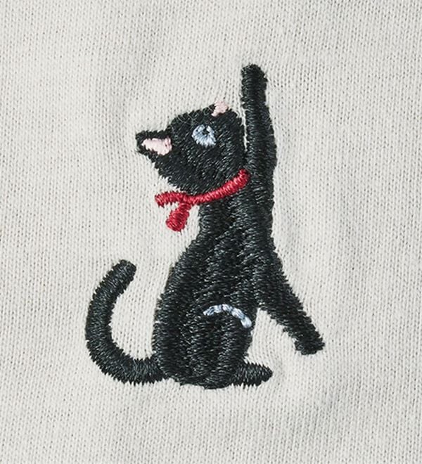 ルフラン（ルフラン）の「綿１００％刺しゅうＴシャツ（Tシャツ）」｜詳細画像