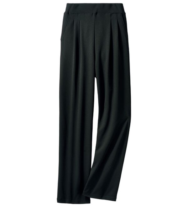 ルフラン（ルフラン）の「【３本組】ストレッチ素材ワイドパンツ（ワイドパンツ・ガウチョ）」｜詳細画像