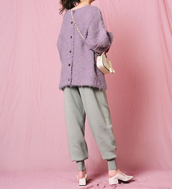 RANAN（ラナン）の「前後２ＷＡＹシャギーニット（ニット・セーター）」｜詳細画像