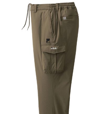 「＜フィラ＞裏起毛ウエストイージーカーゴパンツ（メンズフルレングスパンツ）」