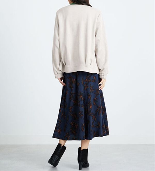 BELLUNA（ベルーナ）の「スエード調素材ノーカラージャケット（ノーカラージャケット）」｜詳細画像