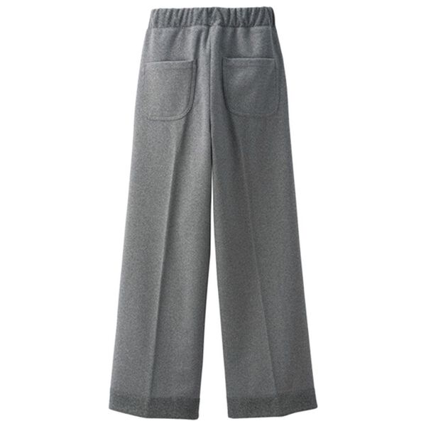 ルフラン（ルフラン）の「【２本組】ウール調セミワイドパンツ（フルレングスパンツ）」｜詳細画像