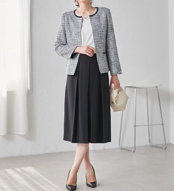 RANAN（ラナン）の「【４点セット】入学式卒業式に！選べるボトムスーツセット（パンツスーツ）」｜詳細画像