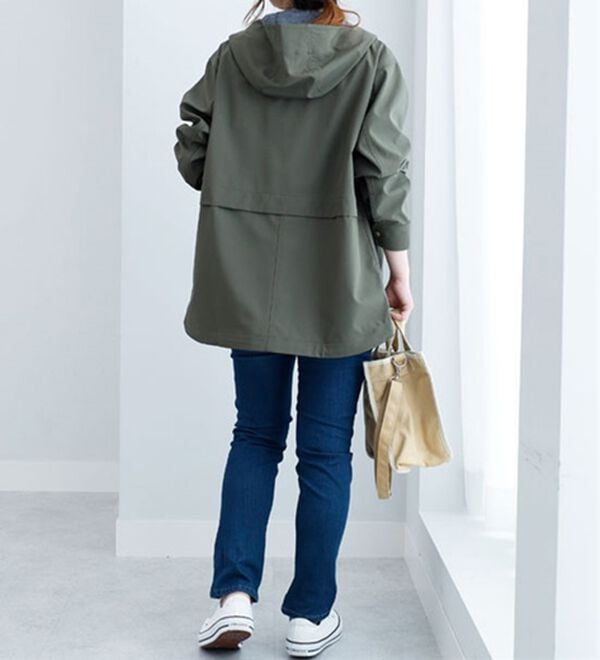 BELLUNA（ベルーナ）の「はっ水ボンディング素材マウンテンパーカー（ハーフコート）」｜詳細画像