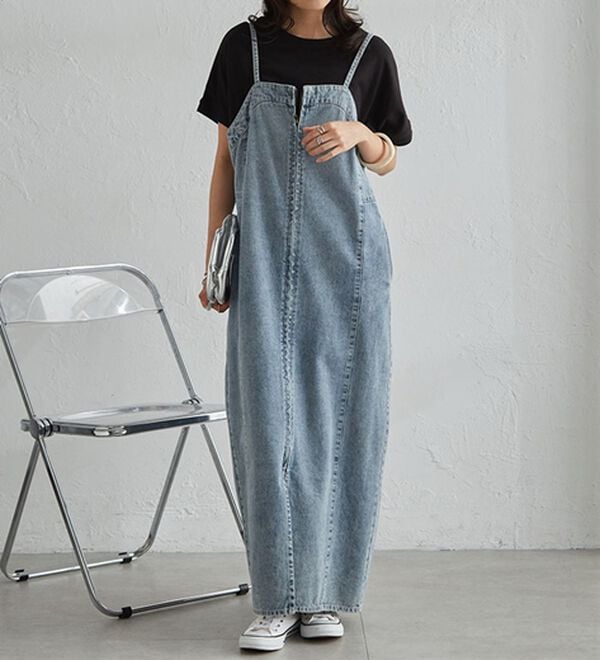 RANAN（ラナン）の「【選べる袖丈】ひんやり！＜BC＞綿100％プチハイネックＴシャツ（カットソー）」｜詳細画像