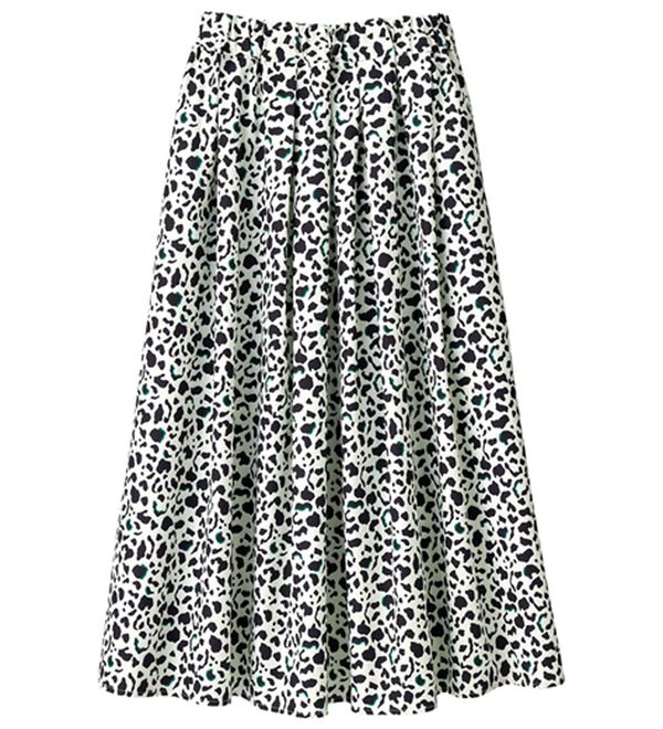 RANAN（ラナン）の「アニマル柄フレアースカート（ロングスカート）」｜詳細画像