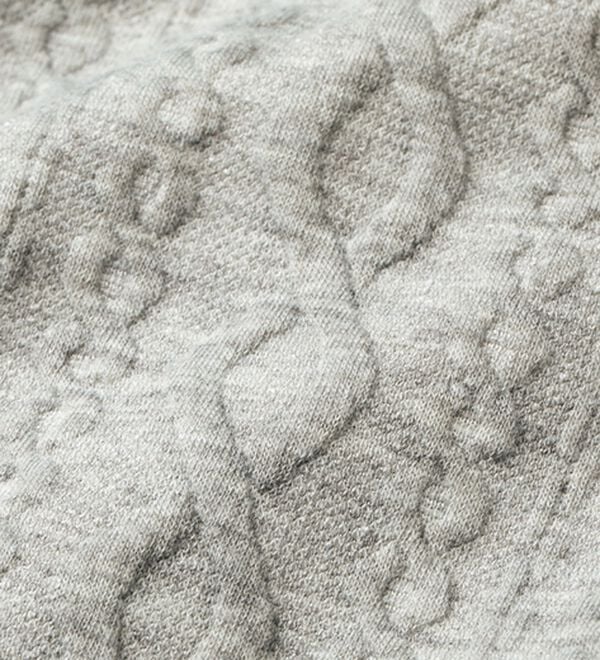 「【２枚組】オシャレな編み柄切替かっぽう（パジャマ・ルームウェア）」｜詳細画像