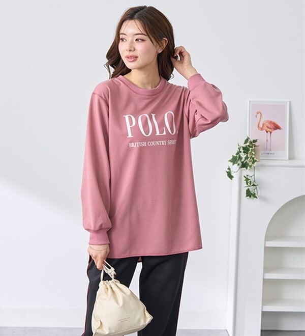 BELLUNA（ベルーナ）の「【ＰＯＬＯ　ＢＣＳ】ミニ裏毛素材デザイントップス（カットソー）」｜詳細画像