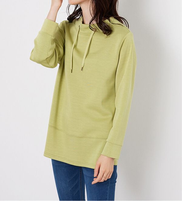 BELLUNA（ベルーナ）の「ワイドネック切替デザインプルオーバー（カットソー）」｜詳細画像