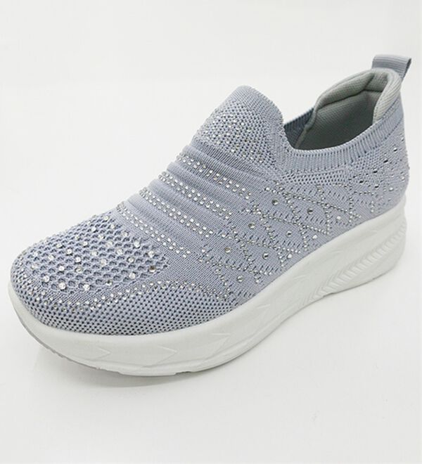 BELLUNA（ベルーナ）の「きらめきビジューニットスニーカー（スニーカー）」｜詳細画像