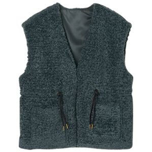 RANAN（ラナン）の「ウールライクボアベスト（ベスト）」｜チャコール