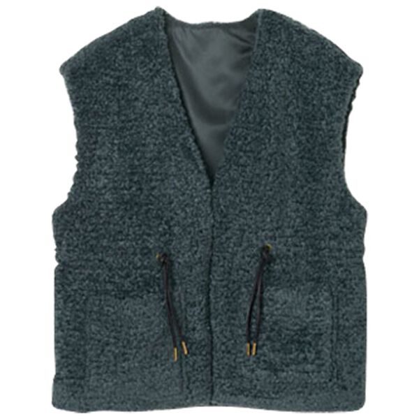 RANAN（ラナン）の「ウールライクボアベスト（ベスト）」｜チャコール