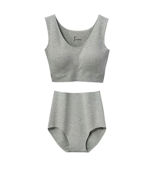 LAVIENNE（ラヴィエンヌ）の「【綿９５％＆縫い目ゼロ】締め付けにくいスーピタブラ・ショーツ（別売）（ブラジャー）」｜詳細画像