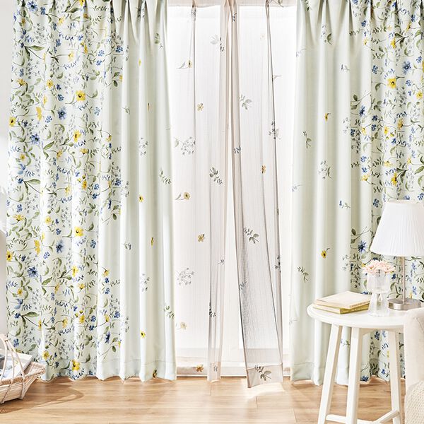 「簡単！素敵にコーディネートカーテン＆ボイルレースセット（ドレープカーテン）」｜詳細画像