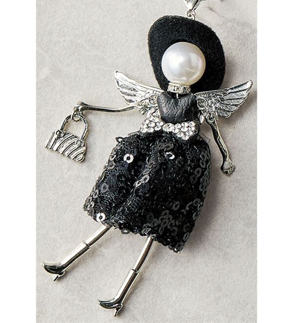 BELLUNA（ベルーナ）の「ドールペンダント（その他ファッション小物）」｜ブラック