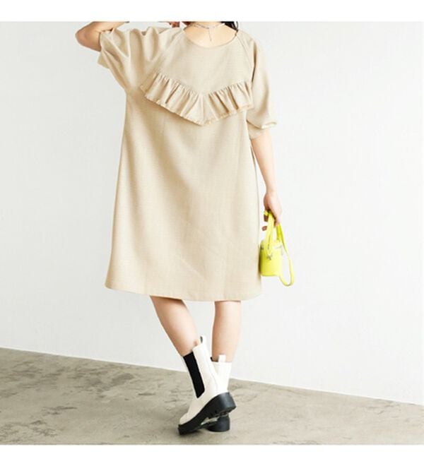 GeeRA（ジーラ）の「前後２ＷＡＹデザインミニワンピース（その他ワンピース）」｜詳細画像