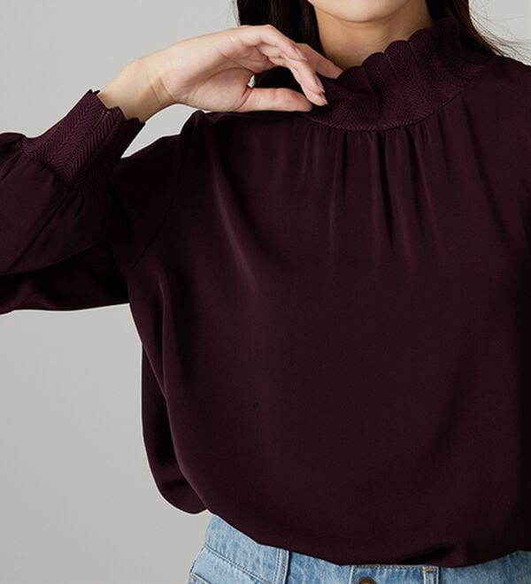 BELLUNA（ベルーナ）の「リブニット使いチュニック（チュニック）」｜詳細画像