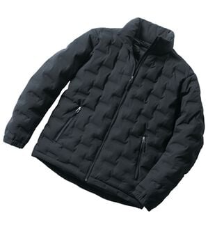 「シームレス圧着ストレッチダウンジャケット（メンズダウンジャケット）」｜ミッドナイトブルー