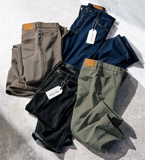 ルフラン（ルフラン）の「「垢抜け」カラーデニム（フルレングスパンツ）」｜4本組