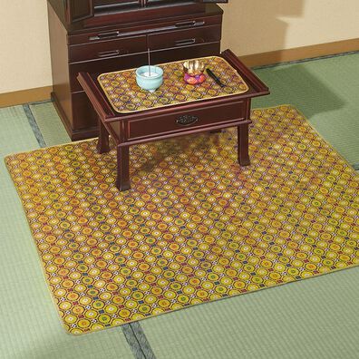 「燃えにくい金襴経机マット・仏前マット（仏壇・仏具）」