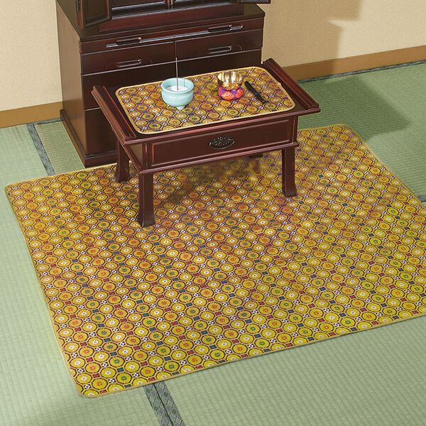 「燃えにくい金襴経机マット・仏前マット（仏壇・仏具）」｜詳細画像