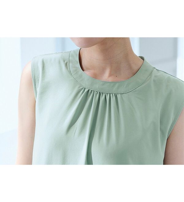 RANAN（ラナン）の「ひんやり裏地付！ななめティアードワンピ（その他ワンピース）」｜詳細画像