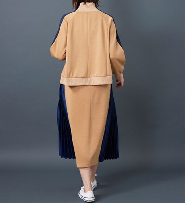 BELLUNA（ベルーナ）の「【Ｌａｇｒｉｌｕａ】配色ライン使いコクーンジャケット（その他ジャケット）」｜詳細画像