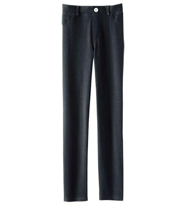 BELLUNA（ベルーナ）の「グーンと伸びる！ヒンヤリレギンスパンツ（フルレングスパンツ）」｜黒