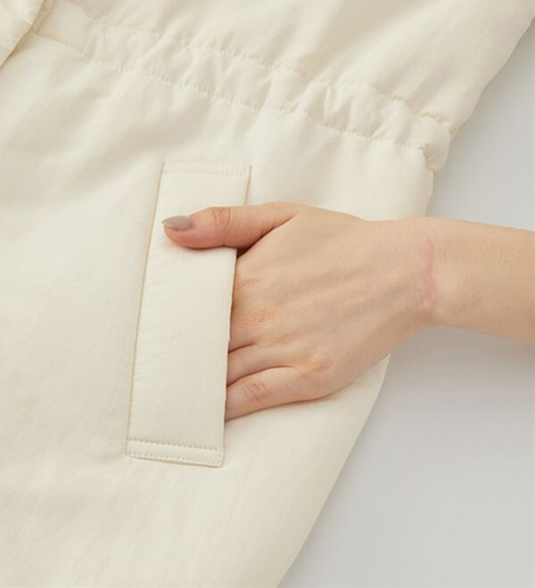 RANAN（ラナン）の「テーラードカラー中わたジャケット（ハーフコート）」｜詳細画像