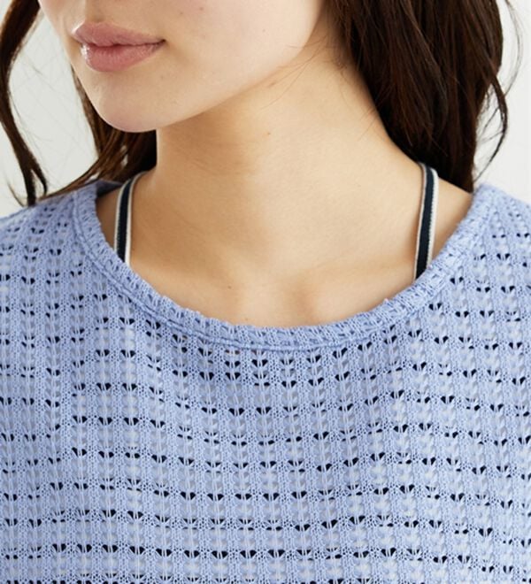 BELLUNA（ベルーナ）の「透かし編プルオーバーアンサンブル（アンサンブル）」｜詳細画像