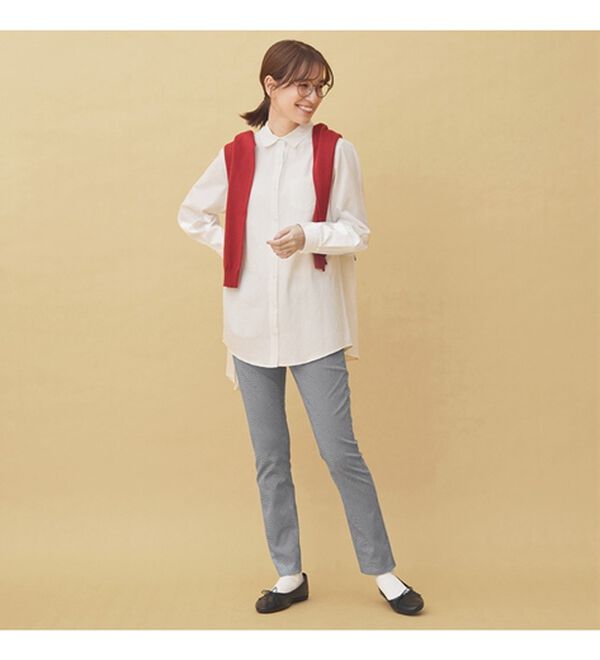 Viola e Viola（ヴィオラ エ ヴィオラ）の「すっきり楽ちんチュニックパンツ（フルレングスパンツ）」｜詳細画像