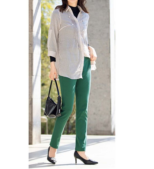 ルフラン（ルフラン）の「【５本組】ムーブ美脚ストレッチパンツ（フルレングスパンツ）」｜詳細画像