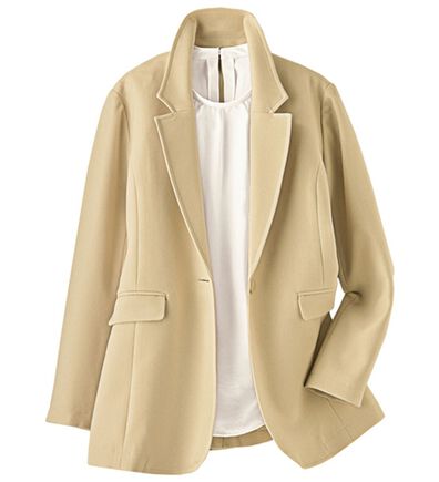 BELLUNA（ベルーナ）の「カジュアルコーデを格上げ！ウール調テーラードジャケット　レギュラー丈（テーラードジャケット）」