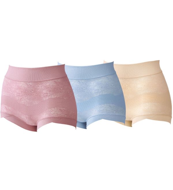 「【３色組】歩行サポートアクティブショーツガードル（ショーツ）」｜3色組