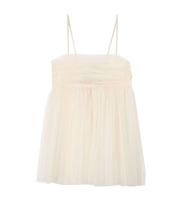 GeeRA（ジーラ）の「ラメチュールギャザーキャミチュニック（チュニック）」｜詳細画像