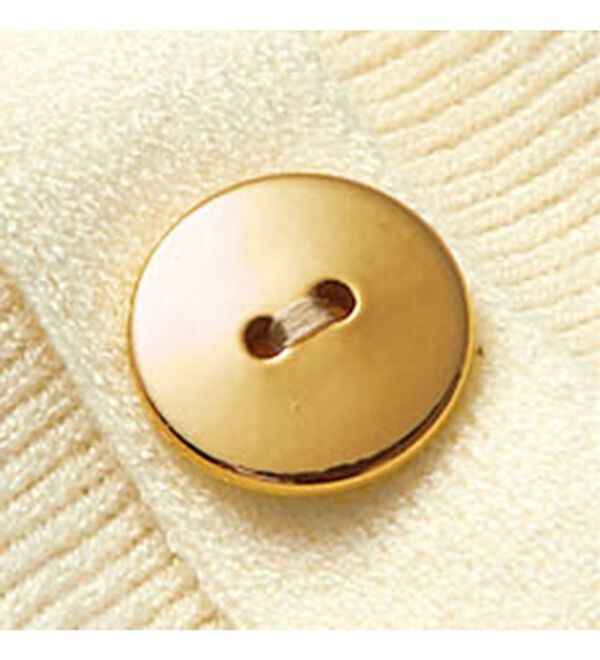 BELLUNA（ベルーナ）の「肩ボタン使いボーダーニットプルオーバー（ニット・セーター）」｜詳細画像