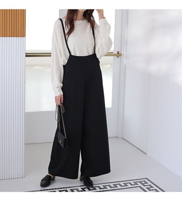 GeeRA（ジーラ）の「【長袖】袖ボタン付ドルマンニットトップス（ニット・セーター）」｜詳細画像