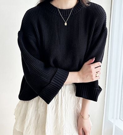 GeeRA（ジーラ）の「ハーフスリーブ着回しニット（ニット・セーター）」