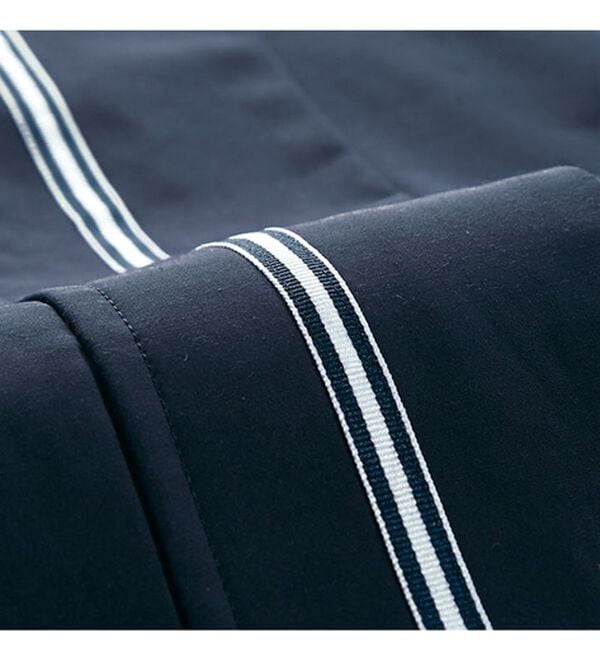 BELLUNA（ベルーナ）の「配色切替グログランテープ使いコート（ハーフコート）」｜詳細画像