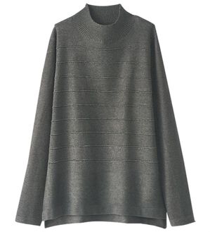 BELLUNA（ベルーナ）の「抗菌防臭あったかニットプルオーバー（ニット・セーター）」｜詳細画像