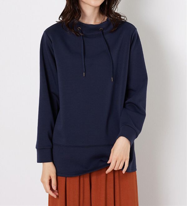 BELLUNA（ベルーナ）の「ワイドネック切替デザインプルオーバー（カットソー）」｜詳細画像