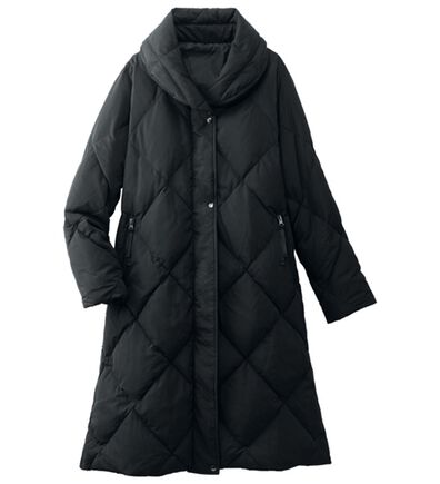 ルフラン（ルフラン）の「キルトデザインふんわり衿コート（ロングコート）」